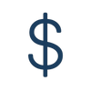 Dollar sign icon